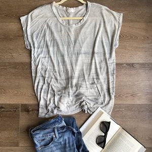Anthro Cirana casual ombré tee with tie back